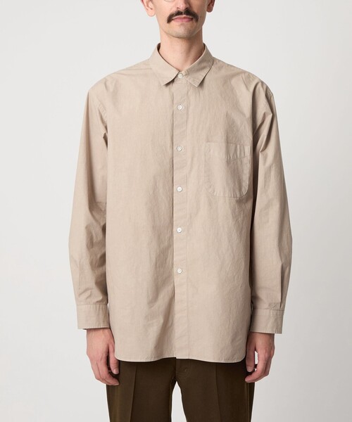 Steven Alan / ガーメントダイ ポプリン レギュラーカラー シャツ Steven Alanガーメントダイ ポプリン レギュラーカラー シャツ