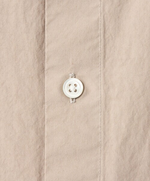 Steven Alan（スティーブンアラン）の「＜Steven Alan＞ ガーメントダイ ポプリン レギュラーカラー シャツ LOOSE（シャツ/ブラウス・メンズ・ベージュ/ダークブラウン/ブラック・S/M/L/XL）」の14枚目の写真