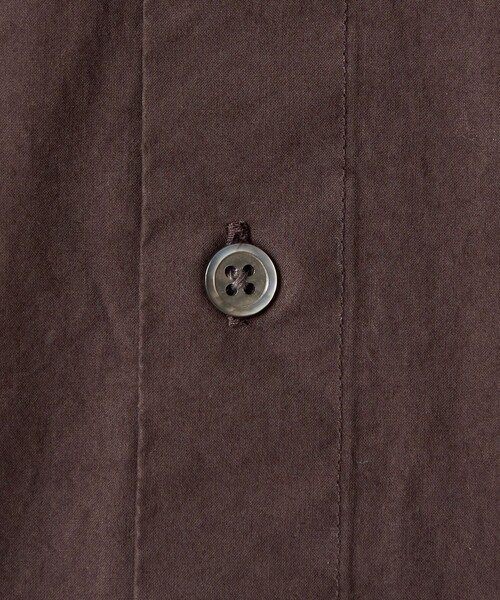 Steven Alan＞ ガーメントダイ ポプリン レギュラーカラー