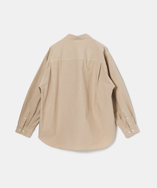 Steven Alan＞ ガーメントダイ ポプリン レギュラーカラー シャツ