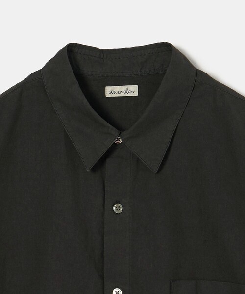 Steven Alan / ガーメントダイ ポプリン レギュラーカラー シャツ STEVEN ALAN シャツ 「Steven Alan」 ガーメントダイ ポプリン