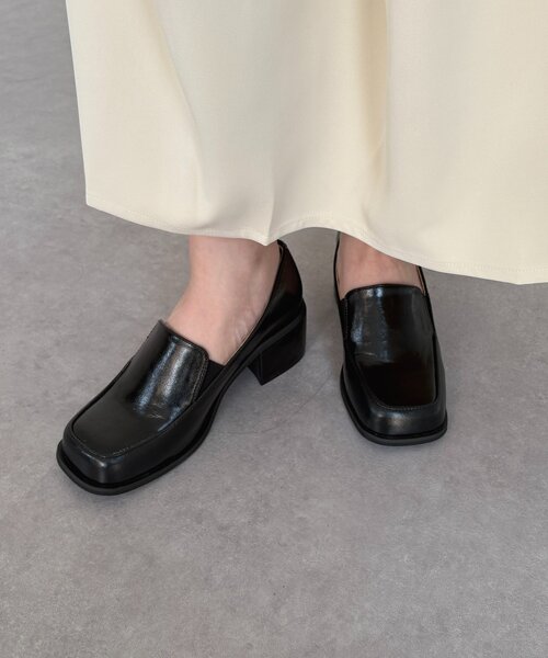 Thevon（ゼボン）の「ヒールローファー（ブーツ・レディース・ブラック・L/M）」の3枚目の写真