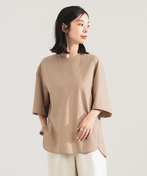 Demi-Luxe BEAMS（デミルクス ビームス）の「【12/4値下げ】ウール トロピカル フレアスリーブ プルオーバー［手洗い可］（シャツ/ブラウス・レディース・チャコールグレー/ベージュ・ONE SIZE）」の20枚目の写真