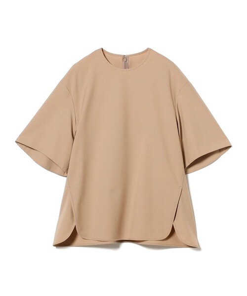 Demi-Luxe BEAMS（デミルクス ビームス）の「【12/4値下げ】ウール トロピカル フレアスリーブ プルオーバー［手洗い可］（シャツ/ブラウス・レディース・チャコールグレー/ベージュ・ONE SIZE）」の11枚目の写真