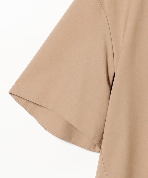 Demi-Luxe BEAMS（デミルクス ビームス）の「【12/4値下げ】ウール トロピカル フレアスリーブ プルオーバー［手洗い可］（シャツ/ブラウス・レディース・チャコールグレー/ベージュ・ONE SIZE）」の21枚目の写真