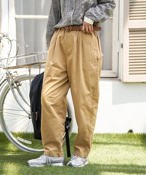 LBC(エルビーシー)の「コットンツイルワークシェフパンツ(その他パンツ・レディース・ベージュ/チャコールグレー/カーキ・M/L)」の9枚目の写真