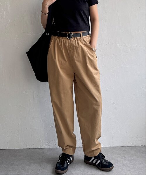 LBC(エルビーシー)の「コットンツイルワークシェフパンツ(その他パンツ・レディース・ベージュ/チャコールグレー/カーキ・M/L)」の18枚目の写真