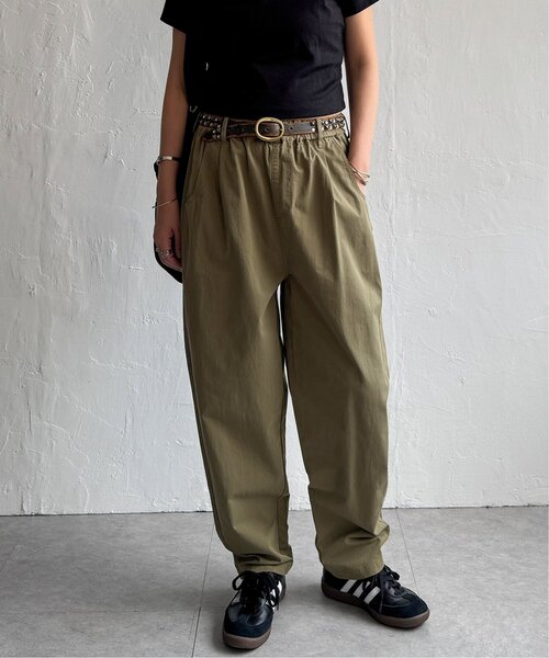 LBC(エルビーシー)の「コットンツイルワークシェフパンツ(その他パンツ・レディース・ベージュ/チャコールグレー/カーキ・M/L)」の3枚目の写真