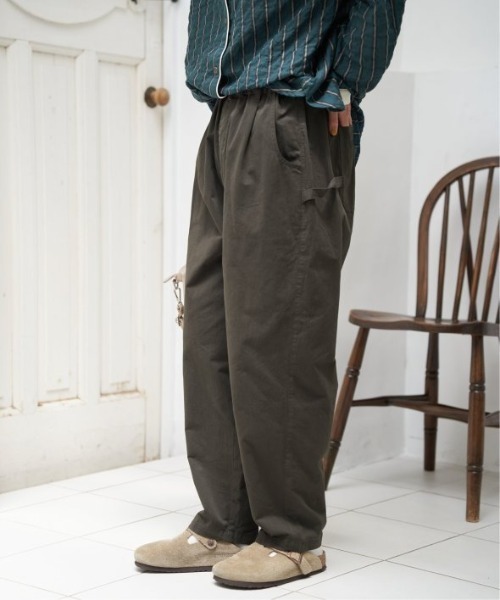 LBC(エルビーシー)の「コットンツイルワークシェフパンツ(その他パンツ・レディース・ベージュ/チャコールグレー/カーキ・M/L)」の5枚目の写真