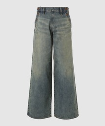 シュガーヒル　メンズ　パンツ SUGARHILL/シュガーヒル/DAMAGED MODERN DENIM PANTS WIDE CUT