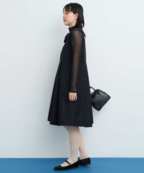 I am I in fact...（アイアムアイインファクト）の「BLACK RIBBON ワンピース（ワンピース・レディース・ブラック・FREE）」の5枚目の写真