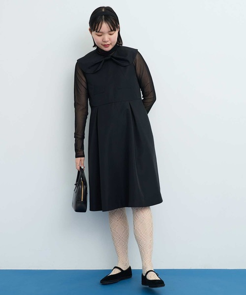 I am I in fact...（アイアムアイインファクト）の「BLACK RIBBON ワンピース（ワンピース・レディース・ブラック・FREE）」の18枚目の写真