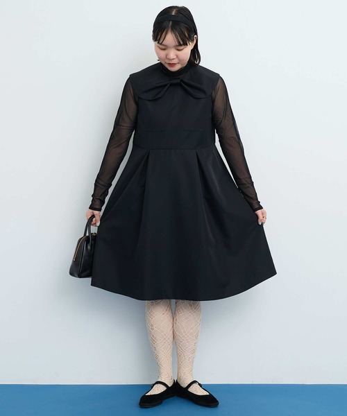 I am I in fact...（アイアムアイインファクト）の「BLACK RIBBON ワンピース（ワンピース・レディース・ブラック・FREE）」の20枚目の写真
