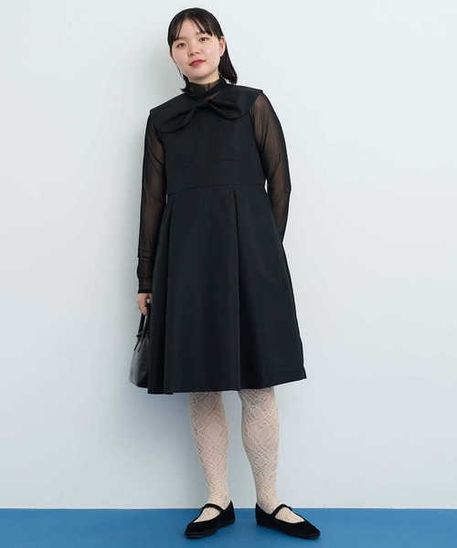 I am I in fact...（アイアムアイインファクト）の「BLACK RIBBON ワンピース（ワンピース・レディース・ブラック・FREE）」の7枚目の写真