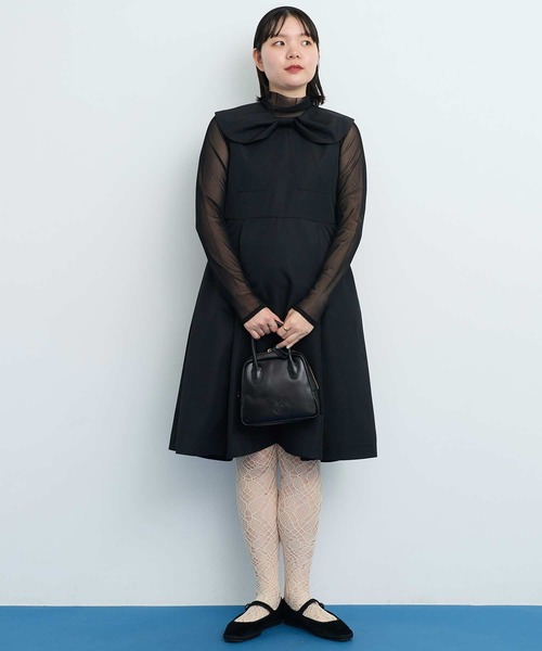 I am I in fact...（アイアムアイインファクト）の「BLACK RIBBON ワンピース（ワンピース・レディース・ブラック・FREE）」の8枚目の写真
