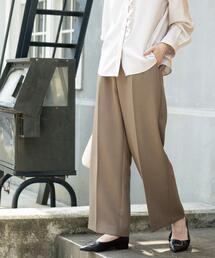 OPAQUE.CLIP | 《SS-LLサイズ》ストレッチ美脚イージーワイドパンツ【防シワ/洗濯機洗い可】(その他パンツ)