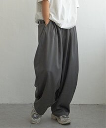 denier コクーンイージーパンツ　エッグパンツ　ウール　グレー denier コクーンイージーパンツ エッグパンツ ウール グレー