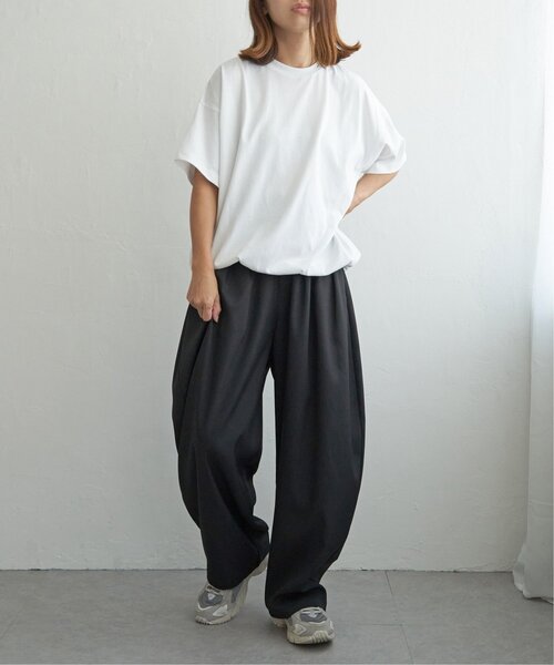 notch.(ノッチ)の「ポリツイルタックコクーンパンツ(その他パンツ・レディース・ブラック/チャコール/モカ・M)」の15枚目の写真