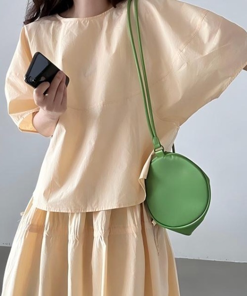Aelina(エリナ)の「半袖トップス+スカートセットアップ(セットアップ・レディース・ブルー/イエロー・F)」の5枚目の写真