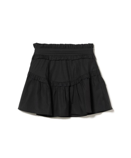 Ray BEAMS(レイビームス)の「sister jane / Birdie Ruffle Mini Skirt(スカート・レディース・ブラック・SMALL)」の2枚目の写真