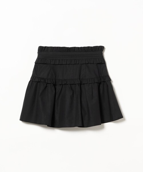 Ray BEAMS(レイビームス)の「sister jane / Birdie Ruffle Mini Skirt(スカート・レディース・ブラック・SMALL)」の5枚目の写真
