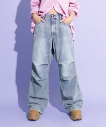 PUNYUS | ニータックデニムバギーパンツ(その他パンツ)