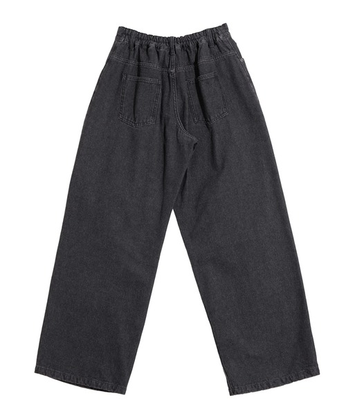 PUNYUS（プニュズ）の「ニータックデニムバギーパンツ（その他パンツ・レディース・ブラック/ライトブルー・1/2/3/4）」の18枚目の写真