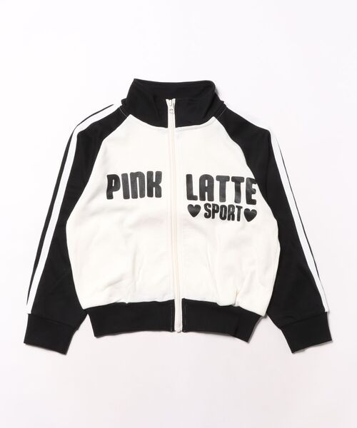 PINK-late SPORT/ピンクラテスポーツ ラバープリントジャケット