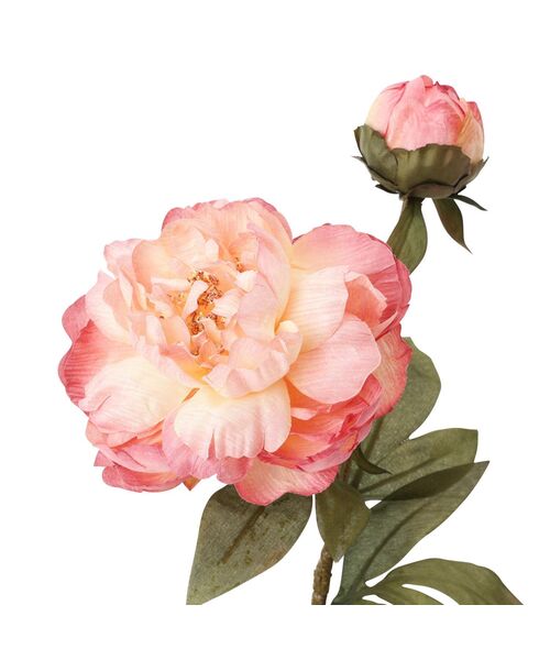 セール】アートフラワー ピオニー M ライトピンク（インテリア雑貨