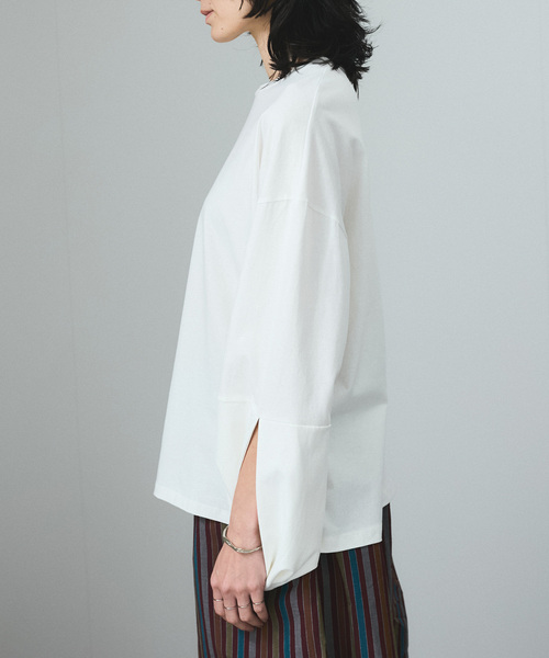 【新品】BASERANGEベースレンジ ブラックグリーンホワイト系カットソーS 楽天市場】BASERANGE ベースレンジ Tシャツ NEHRU LONG SLEEVE TEE