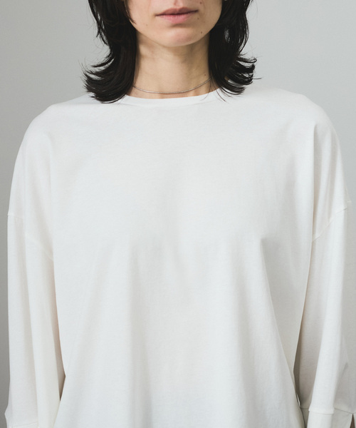 SALON adam et rope'(サロン アダム エ ロペ)の「【J'aDoRe・店舗限定】【Baserange(ベースレンジ)】HARBOUR LONG SLEEVE TEE(Tシャツ/カットソー・レディース・ホワイト・S)」の10枚目の写真