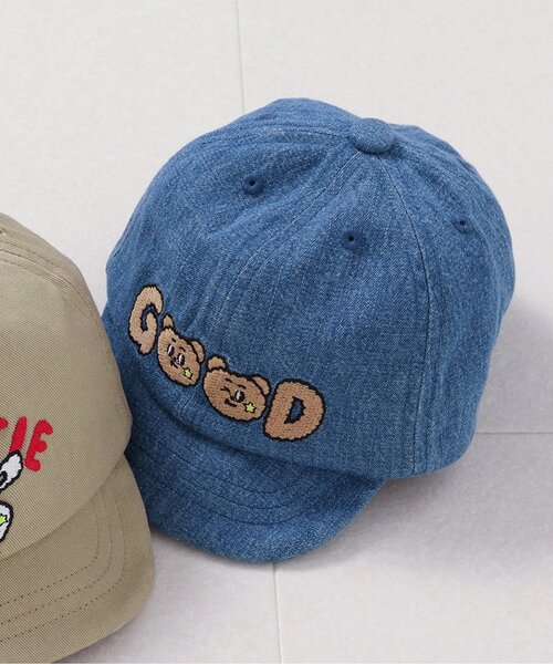 BREEZE（ブリーズ）の「Bpop 刺繍キャップ（キャップ・キッズ・ブルー/ベージュ・46/48）」の2枚目の写真