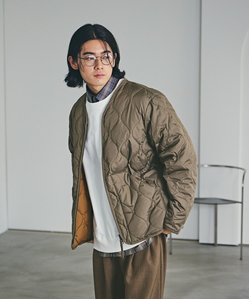 TAION】別注Vネックダウンジャケット（ブルゾン）｜TAION