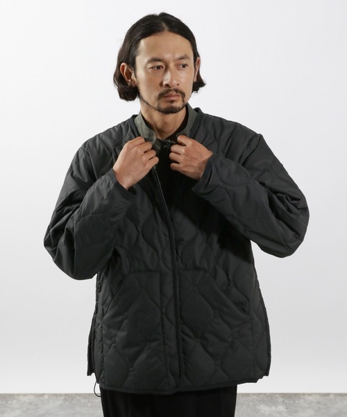 セール】【TAION】別注Vネックダウンジャケット（ブルゾン）｜TAION