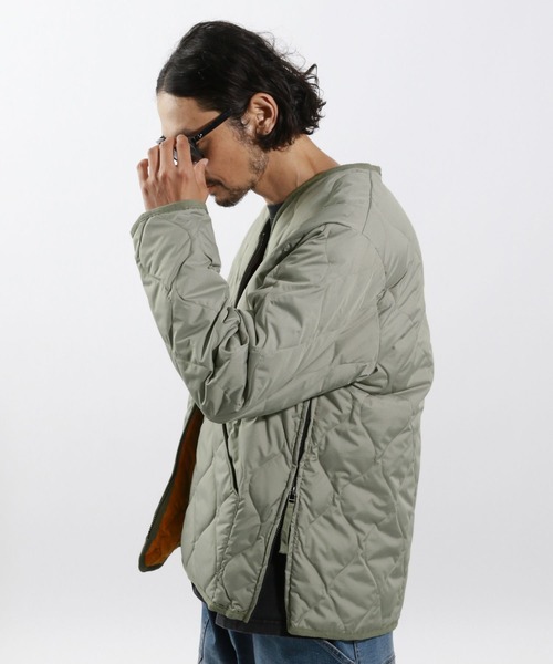 TAION】別注Vネックダウンジャケット（ブルゾン）｜TAION（タイオン