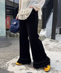CIAOPANIC(チャオパニック)のシアーフロッキーフリルイージーパンツ(その他パンツ)