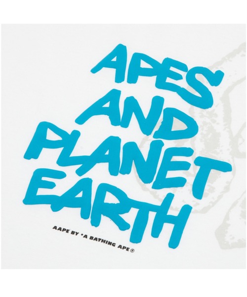 AAPE BY A BATHING APE(エーエイプバイアベイシングエイプ)の「AAPE BASIC LONG SLEEVE TEE(Tシャツ/カットソー・メンズ・ブラック/ホワイト・MEDIUM/LARGE/SMALL/XX-LARGE/X-LARGE)」の4枚目の写真