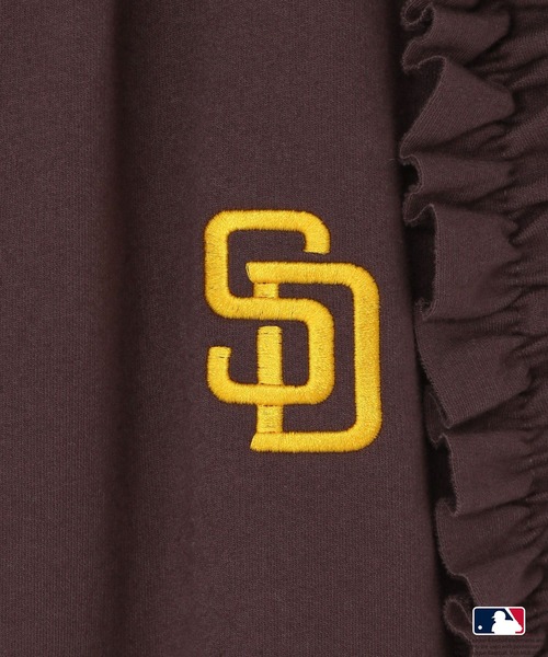 LOWRYS FARM（ローリーズファーム）の「ＭＬＢサイドフリルカットパンツ　 579430（スウェットパンツ・レディース・ネイビー/シルバー/グリーン/ブラウン系その他・FREE）」の12枚目の写真