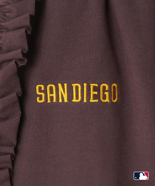 LOWRYS FARM（ローリーズファーム）の「ＭＬＢサイドフリルカットパンツ　 579430（スウェットパンツ・レディース・ネイビー/シルバー/グリーン/ブラウン系その他・FREE）」の13枚目の写真