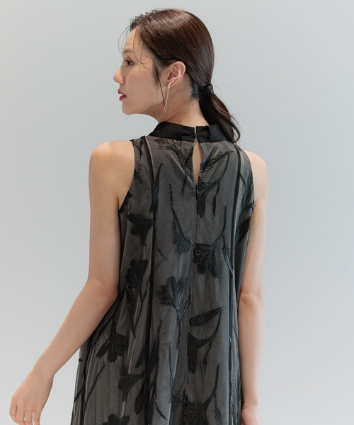 Andemiu（アンデミュウ）の「【選べる着丈/結婚式/二次会/謝恩会】バックリボンシシュウドレス579326（ドレス・レディース・ブラック/ブルーグレー・FREE/フリー）」の7枚目の写真