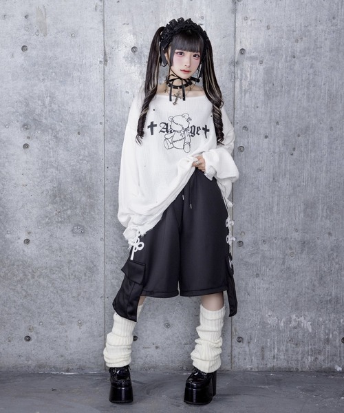 Amilige チャイナボタン付き2WAYパンツ Amilige（アミリージュ）の「チャイナボタン付き2WAYパンツ（その他