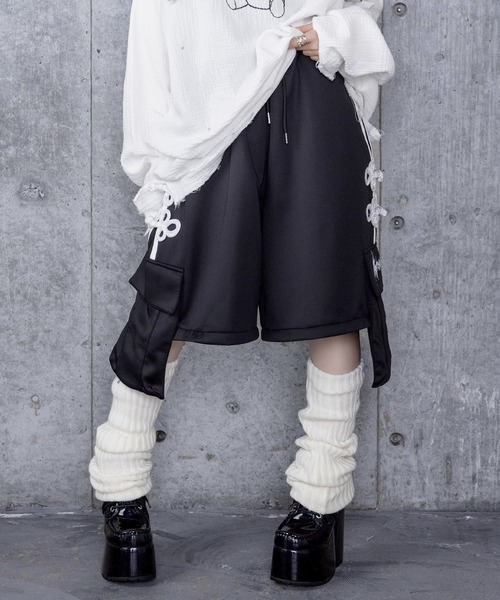 Amilige（アミリージュ）の「チャイナボタン付き2WAYパンツ（その他