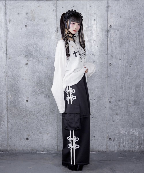 Amilige（アミリージュ）の「チャイナボタン付き2WAYパンツ（その他