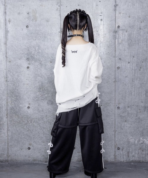 チャイナボタン付き2WAYパンツ（その他パンツ）｜Amilige