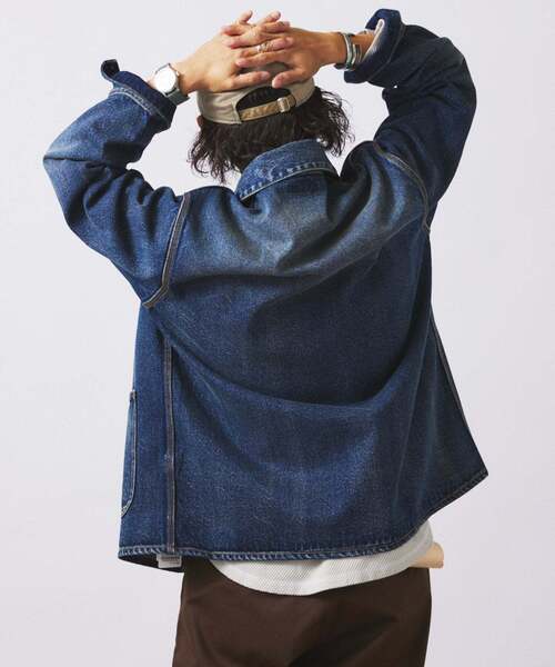 【美品】JOURNAL STANDARD relume デニムジャケット クラフト デニム カバーオール（デニムジャケット）｜JOURNAL