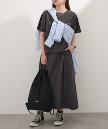 【THOUSAND MILE】SHORT SLEEVE T-SHIRT & SKIRT SET NY/PU