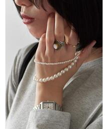 2連パールネックレス