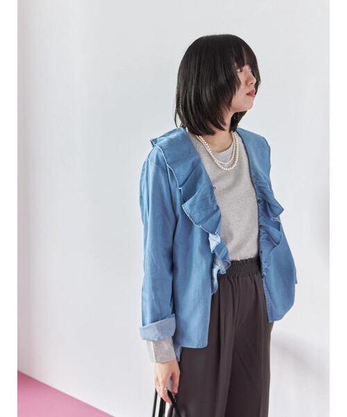 Samansa Mos2 blue（サマンサモスモスブルー）の「2連パールネックレス（ネックレス・レディース・シルバー・F）」の12枚目の写真