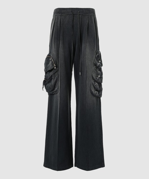 DAIRIKU(ダイリク)の「PKT Vintage Dyed Sweater Pants(スウェットパンツ・メンズ・アクア/ブラック・L/M)」の2枚目の写真