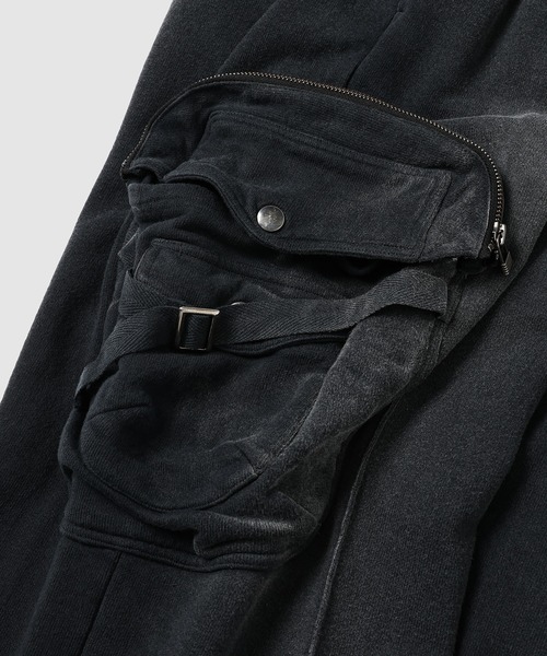DAIRIKU(ダイリク)の「PKT Vintage Dyed Sweater Pants(スウェットパンツ・メンズ・アクア/ブラック・L/M)」の8枚目の写真
